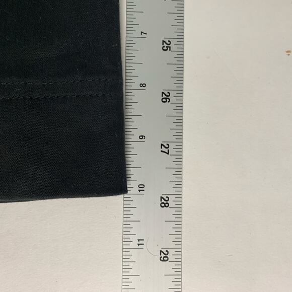 A.L.C. 2 Black Utility Large Front Pocket Chino Pants Straight Leg Cotton - Picture 7 of 9